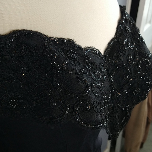 Vintage Niki Petites off shoulder cocktail dress 6 - Picture 5 of 12